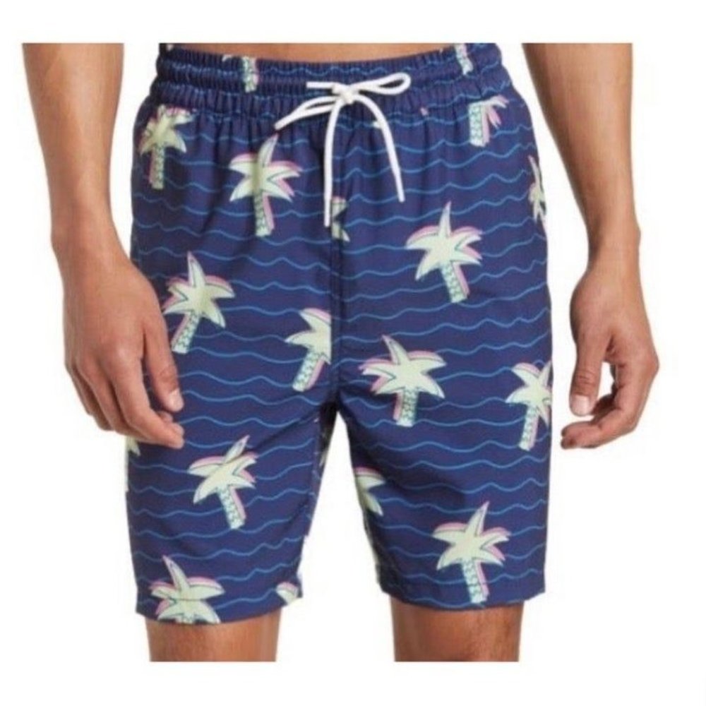 Sovereign Code NWT Sz S Banks Printed Swim Trunks - Picture 4 of 5